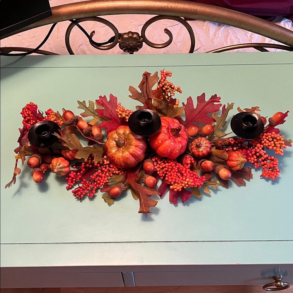 Fall Thanksgiving Candleabrum - Decor